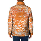 Greater Western Sydney Giants Padded Jacket Aboriginal Dot Pattern - Football Mascot Heritage Pride