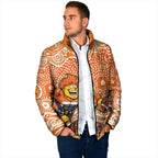 Greater Western Sydney Giants Padded Jacket Aboriginal Dot Pattern - Football Mascot Heritage Pride