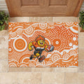Greater Western Sydney Giants Rubber Doormat Aboriginal Dot Pattern - Football Mascot Heritage Pride