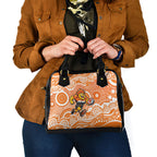 Greater Western Sydney Giants Shoulder Handbag Aboriginal Dot Pattern - Football Mascot Heritage Pride