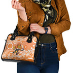 Greater Western Sydney Giants Shoulder Handbag Aboriginal Dot Pattern - Football Mascot Heritage Pride