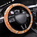 Greater Western Sydney Giants Steering Wheel Cover Aboriginal Dot Pattern - Football Mascot Heritage Pride