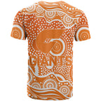 Greater Western Sydney Giants T Shirt Aboriginal Dot Pattern - Football Mascot Heritage Pride