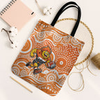 Greater Western Sydney Giants Tote Bag Aboriginal Dot Pattern - Football Mascot Heritage Pride