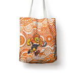 Greater Western Sydney Giants Tote Bag Aboriginal Dot Pattern - Football Mascot Heritage Pride