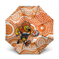 Greater Western Sydney Giants Umbrella Aboriginal Dot Pattern - Football Mascot Heritage Pride