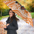Greater Western Sydney Giants Umbrella Aboriginal Dot Pattern - Football Mascot Heritage Pride