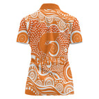 Greater Western Sydney Giants Women Polo Shirt Aboriginal Dot Pattern - Football Mascot Heritage Pride