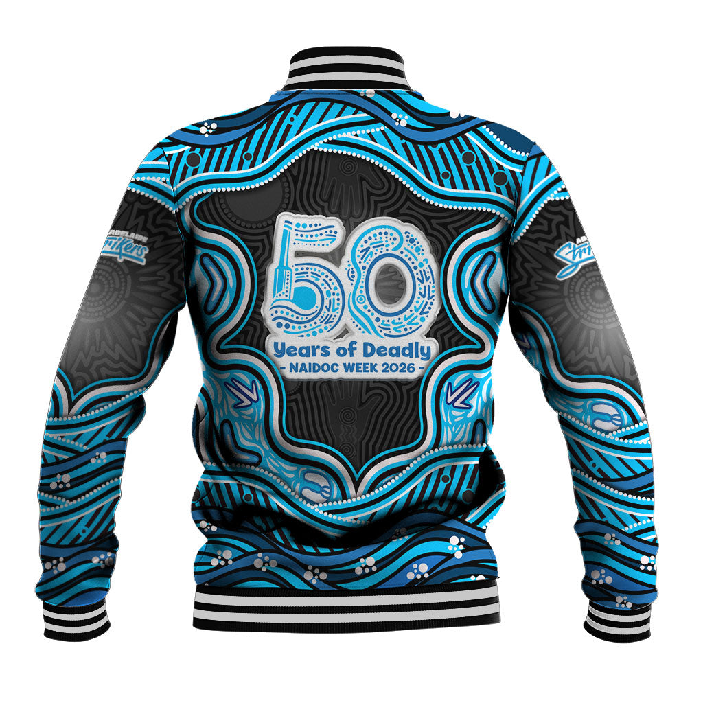 Adelaide Cricket NAIDOC Week 2026 Baseball Jacket Aboriginal Indigenous - 50 Years of Deadly