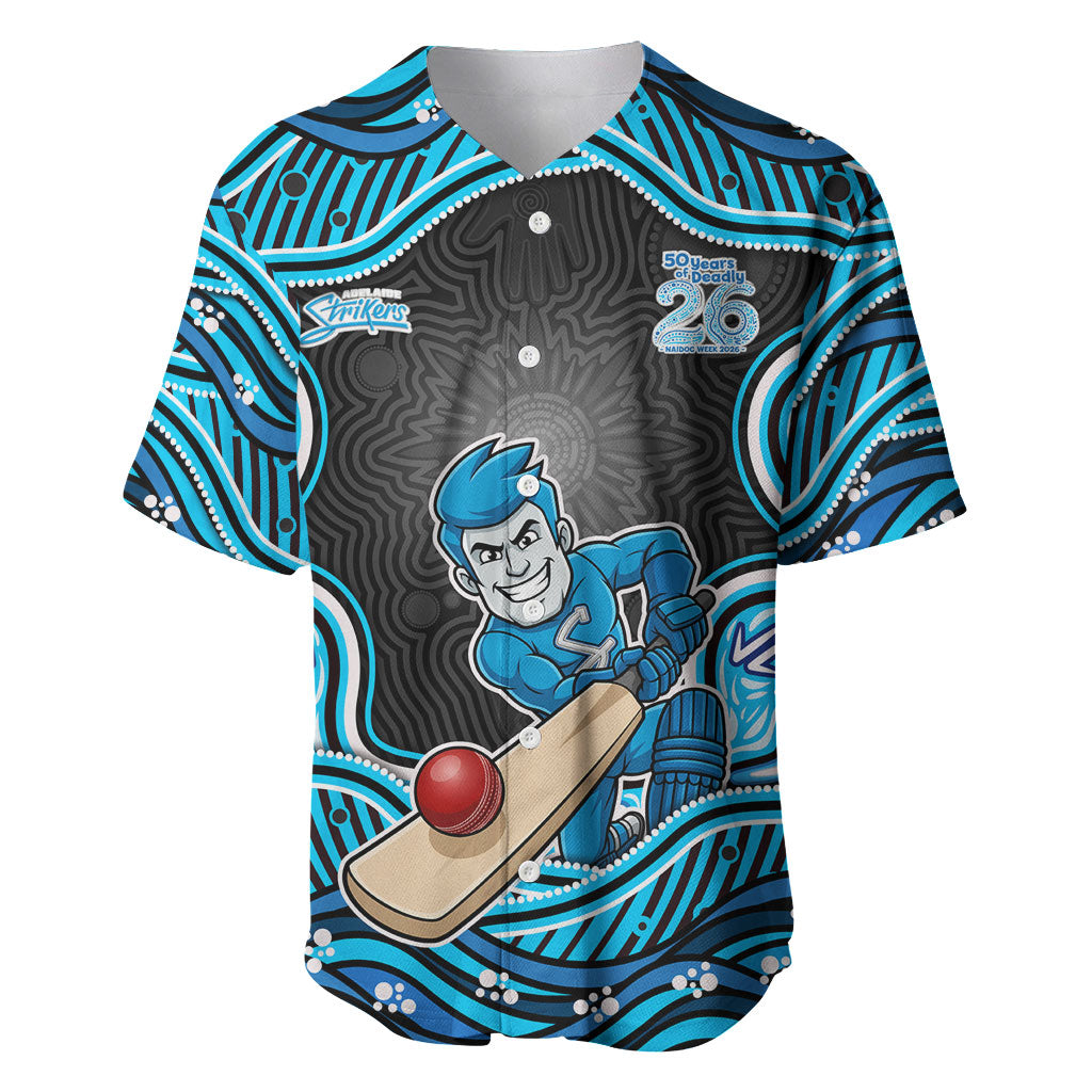 Adelaide Cricket NAIDOC Week 2026 Baseball Jersey Aboriginal Indigenous - 50 Years of Deadly
