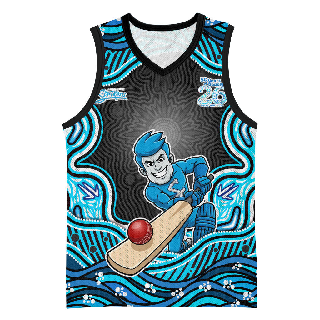 Adelaide Cricket NAIDOC Week 2026 Basketball Jersey Aboriginal Indigenous - 50 Years of Deadly