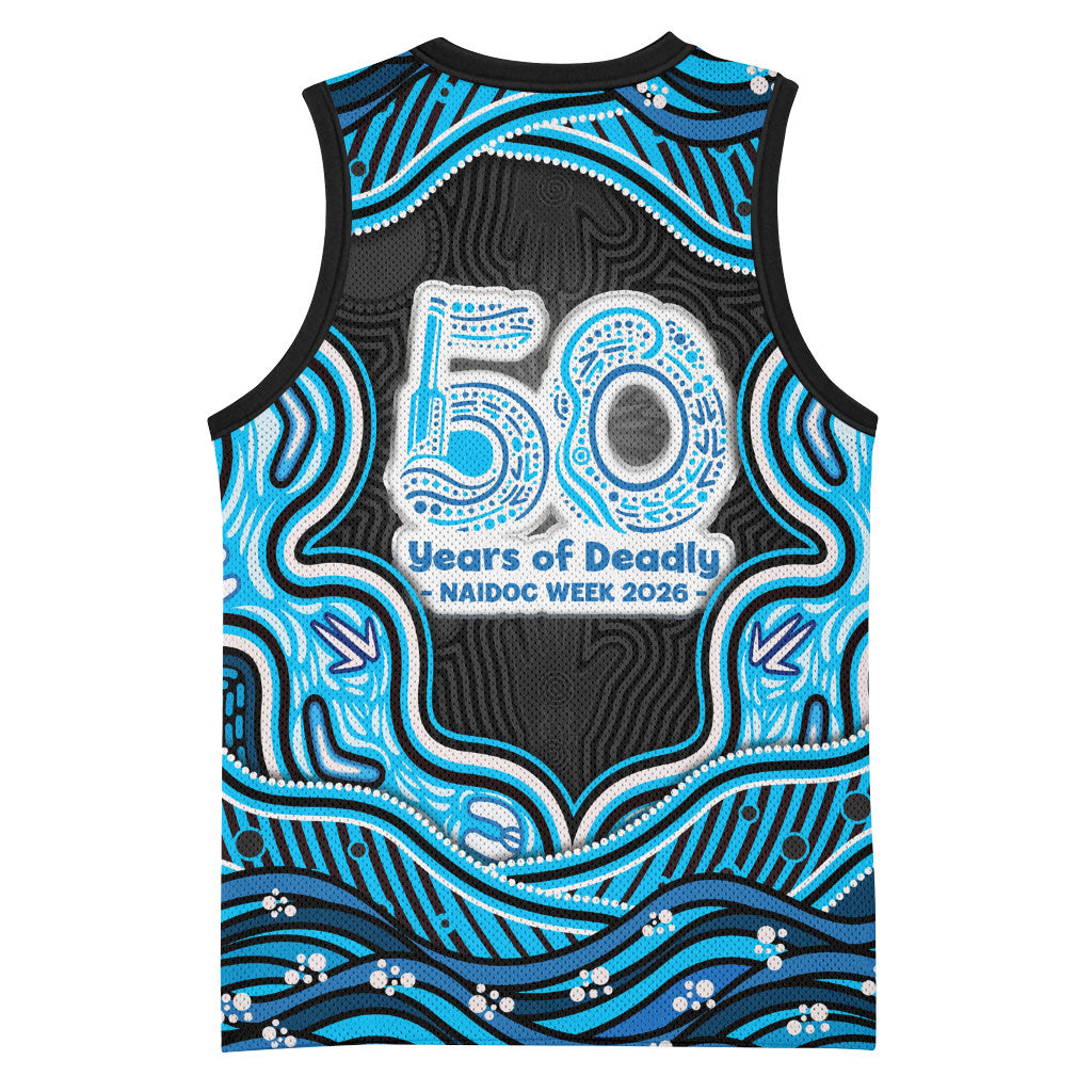 Adelaide Cricket NAIDOC Week 2026 Basketball Jersey Aboriginal Indigenous - 50 Years of Deadly