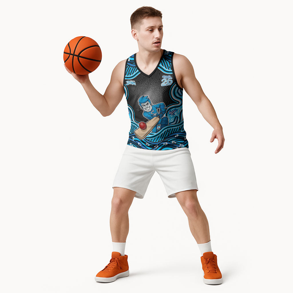 Adelaide Cricket NAIDOC Week 2026 Basketball Jersey Aboriginal Indigenous - 50 Years of Deadly