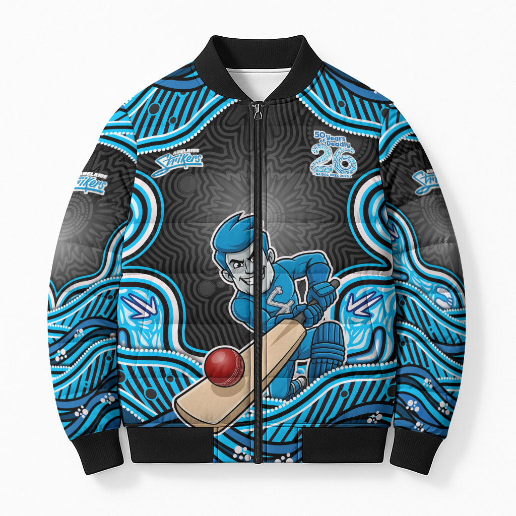 Adelaide Cricket NAIDOC Week 2026 Bomber Puffer Jacket Aboriginal Indigenous - 50 Years of Deadly