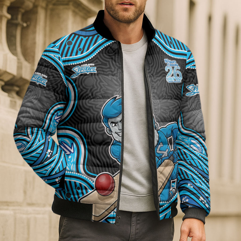 Adelaide Cricket NAIDOC Week 2026 Bomber Puffer Jacket Aboriginal Indigenous - 50 Years of Deadly