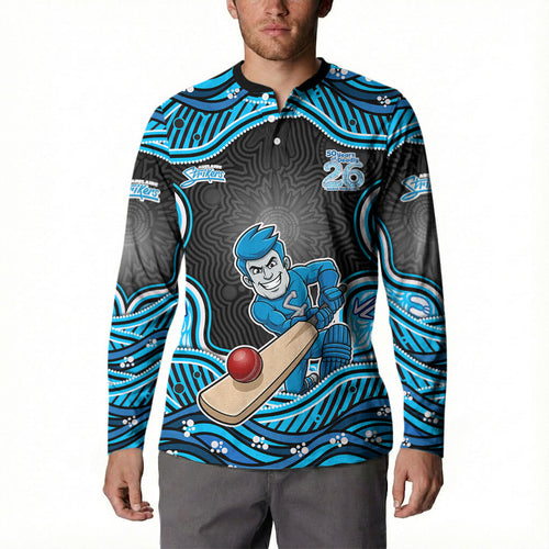 Adelaide Cricket NAIDOC Week 2026 Button Sweatshirt Aboriginal Indigenous - 50 Years of Deadly
