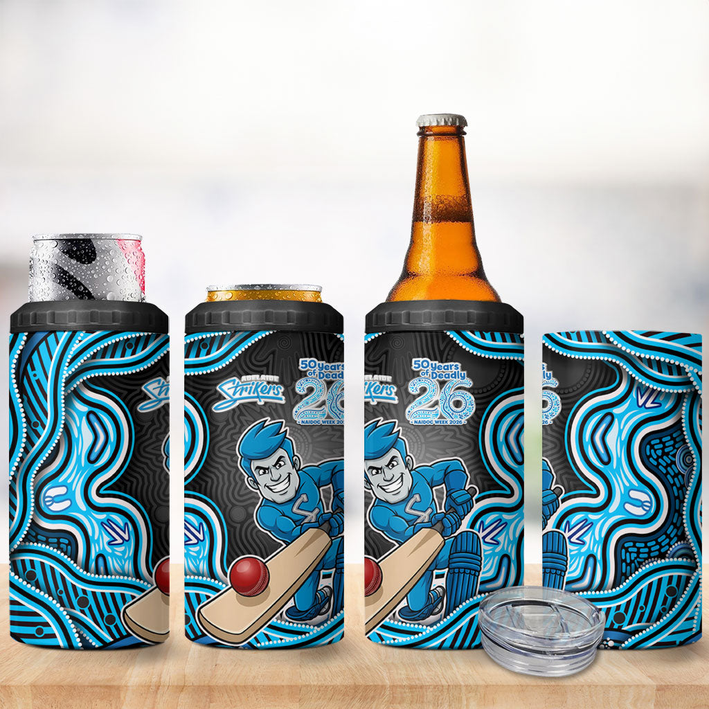 Adelaide Cricket NAIDOC Week 2026 4 in 1 Can Cooler Tumbler Aboriginal Indigenous - 50 Years of Deadly