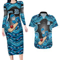 Adelaide Cricket NAIDOC Week 2026 Couples Matching Long Sleeve Bodycon Dress and Hawaiian Shirt Aboriginal Indigenous - 50 Years of Deadly