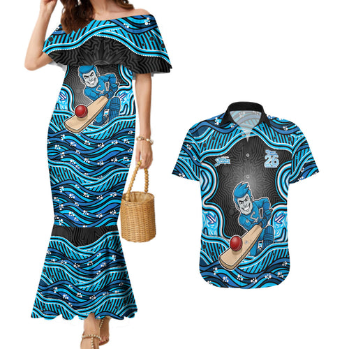 Adelaide Cricket NAIDOC Week 2026 Couples Matching Mermaid Dress and Hawaiian Shirt Aboriginal Indigenous - 50 Years of Deadly