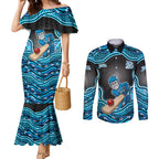Adelaide Cricket NAIDOC Week 2026 Couples Matching Mermaid Dress and Long Sleeve Button Shirt Aboriginal Indigenous - 50 Years of Deadly