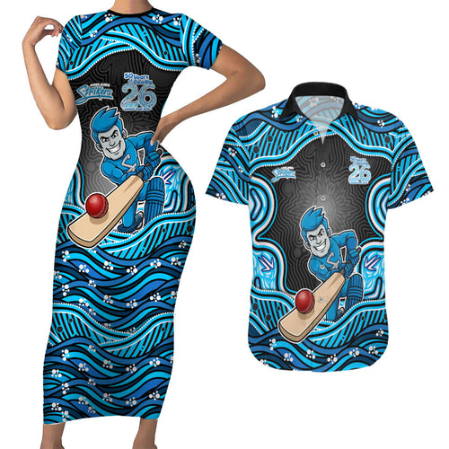 Adelaide Cricket NAIDOC Week 2026 Couples Matching Short Sleeve Bodycon Dress and Hawaiian Shirt Aboriginal Indigenous - 50 Years of Deadly