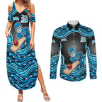 Adelaide Cricket NAIDOC Week 2026 Couples Matching Summer Maxi Dress and Long Sleeve Button Shirt Aboriginal Indigenous - 50 Years of Deadly