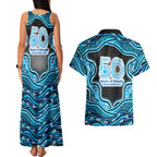 Adelaide Cricket NAIDOC Week 2026 Couples Matching Tank Maxi Dress and Hawaiian Shirt Aboriginal Indigenous - 50 Years of Deadly