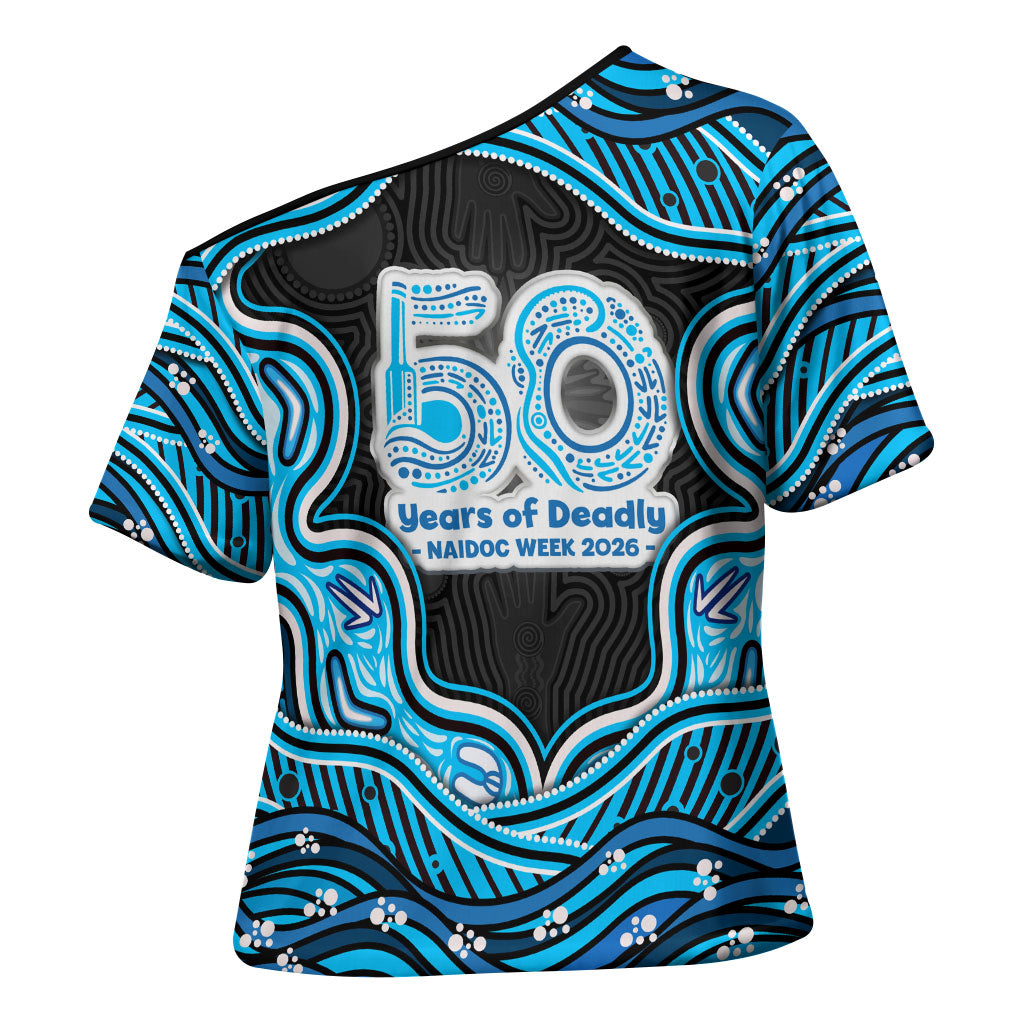 Adelaide Cricket NAIDOC Week 2026 Cross Shoulder Shirt Aboriginal Indigenous - 50 Years of Deadly