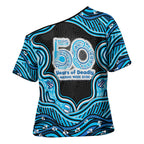 Adelaide Cricket NAIDOC Week 2026 Cross Shoulder Shirt Aboriginal Indigenous - 50 Years of Deadly