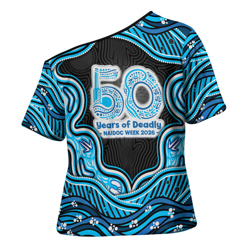 Adelaide Cricket NAIDOC Week 2026 Cross Shoulder Shirt Aboriginal Indigenous - 50 Years of Deadly