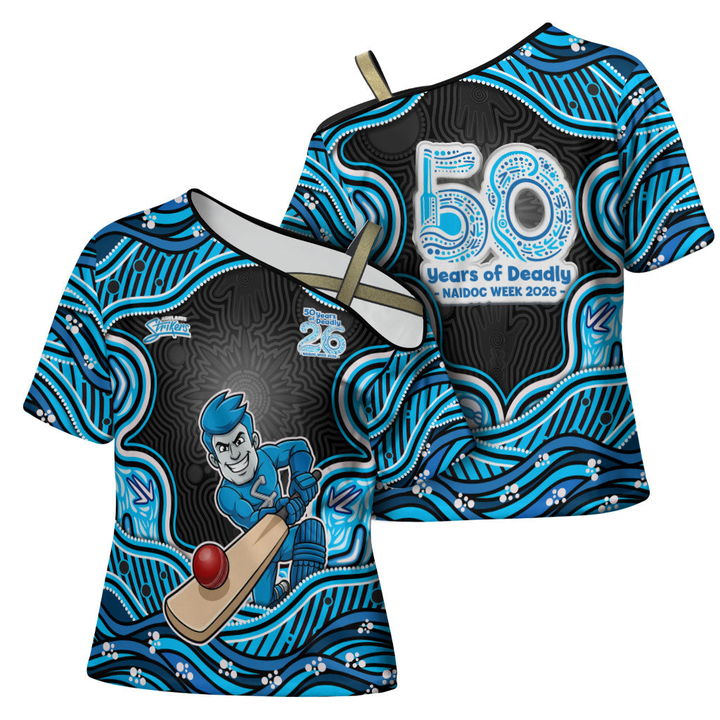 Adelaide Cricket NAIDOC Week 2026 Cross Shoulder Shirt Aboriginal Indigenous - 50 Years of Deadly
