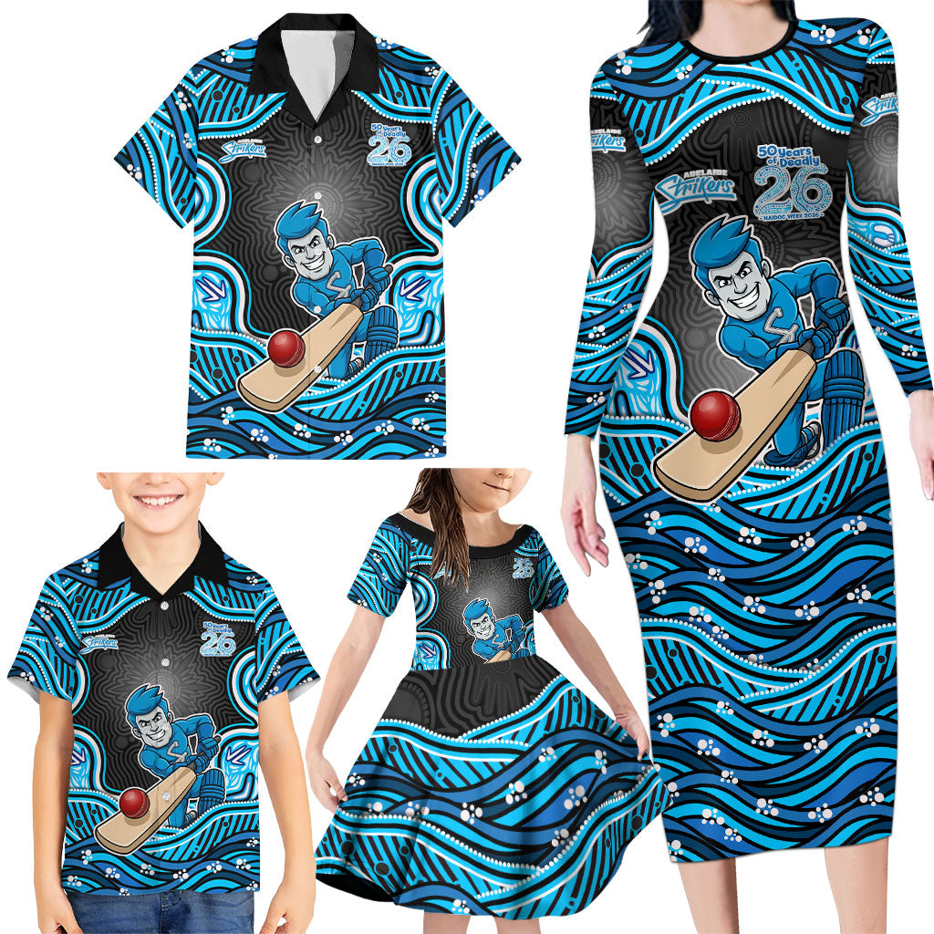 Adelaide Cricket NAIDOC Week 2026 Family Matching Long Sleeve Bodycon Dress and Hawaiian Shirt Aboriginal Indigenous - 50 Years of Deadly