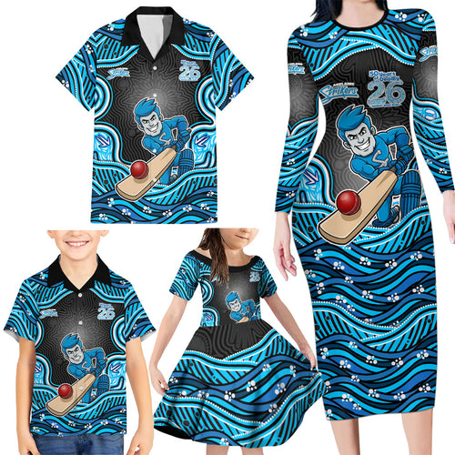 Adelaide Cricket NAIDOC Week 2026 Family Matching Long Sleeve Bodycon Dress and Hawaiian Shirt Aboriginal Indigenous - 50 Years of Deadly