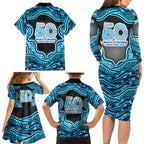 Adelaide Cricket NAIDOC Week 2026 Family Matching Long Sleeve Bodycon Dress and Hawaiian Shirt Aboriginal Indigenous - 50 Years of Deadly