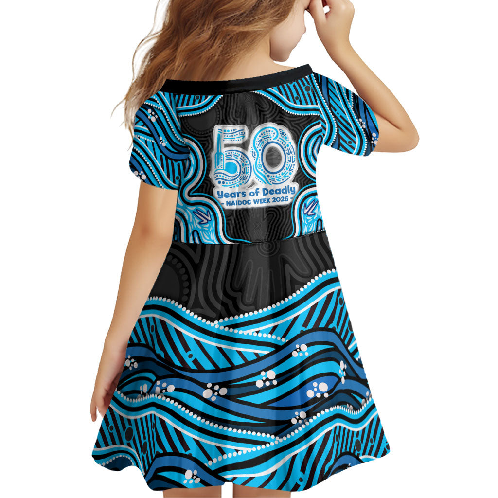 Adelaide Cricket NAIDOC Week 2026 Family Matching Off The Shoulder Long Sleeve Dress and Hawaiian Shirt Aboriginal Indigenous - 50 Years of Deadly