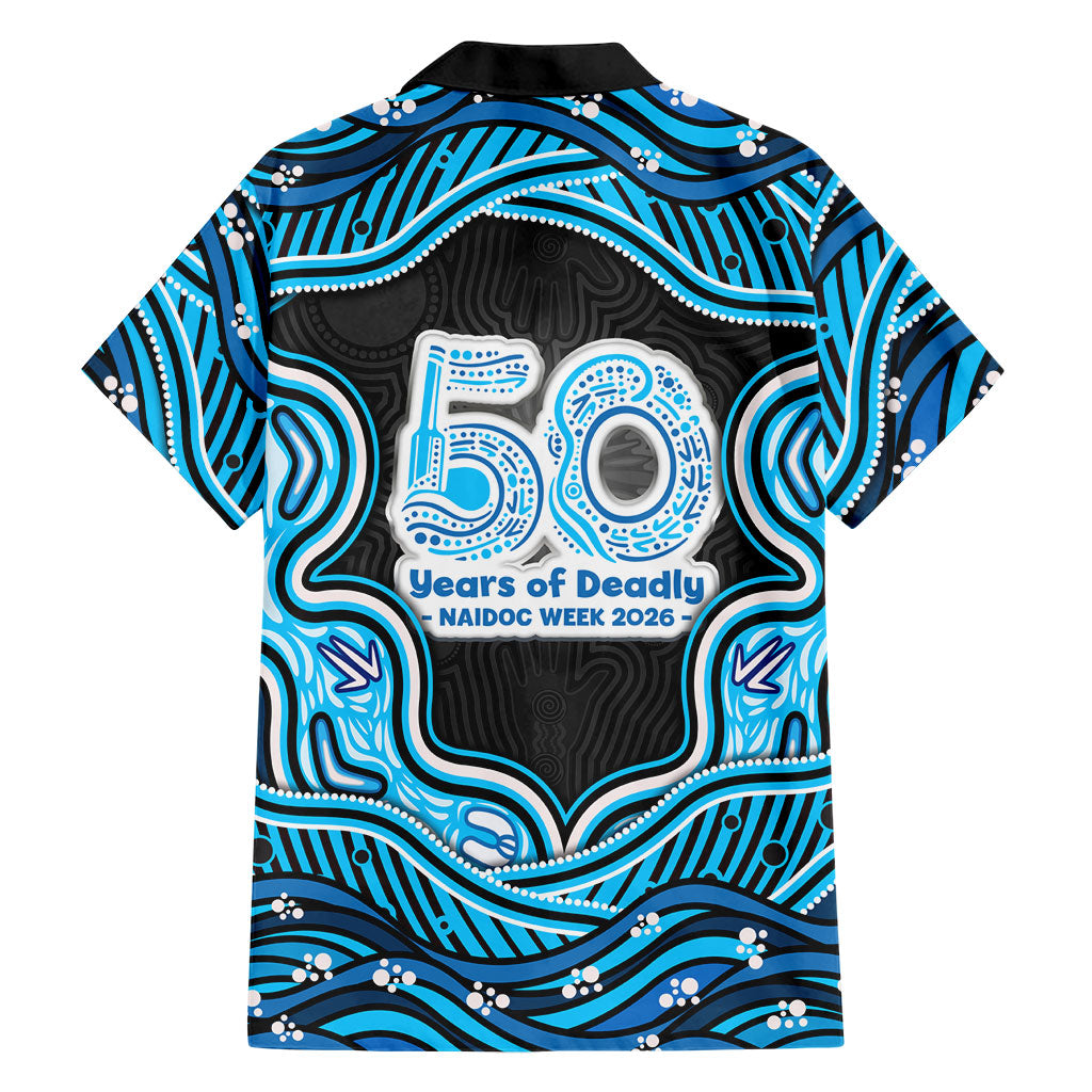 Adelaide Cricket NAIDOC Week 2026 Family Matching Off The Shoulder Long Sleeve Dress and Hawaiian Shirt Aboriginal Indigenous - 50 Years of Deadly