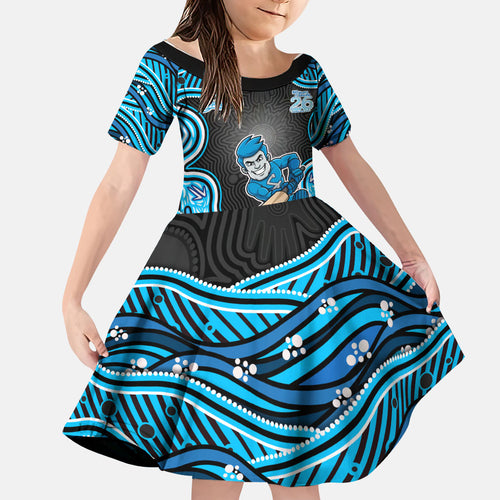Adelaide Cricket NAIDOC Week 2026 Family Matching Off Shoulder Short Dress and Hawaiian Shirt Aboriginal Indigenous - 50 Years of Deadly