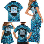 Adelaide Cricket NAIDOC Week 2026 Family Matching Short Sleeve Bodycon Dress and Hawaiian Shirt Aboriginal Indigenous - 50 Years of Deadly