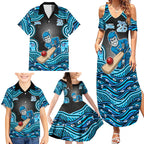 Adelaide Cricket NAIDOC Week 2026 Family Matching Summer Maxi Dress and Hawaiian Shirt Aboriginal Indigenous - 50 Years of Deadly