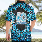 Adelaide Cricket NAIDOC Week 2026 Hawaiian Shirt Aboriginal Indigenous - 50 Years of Deadly