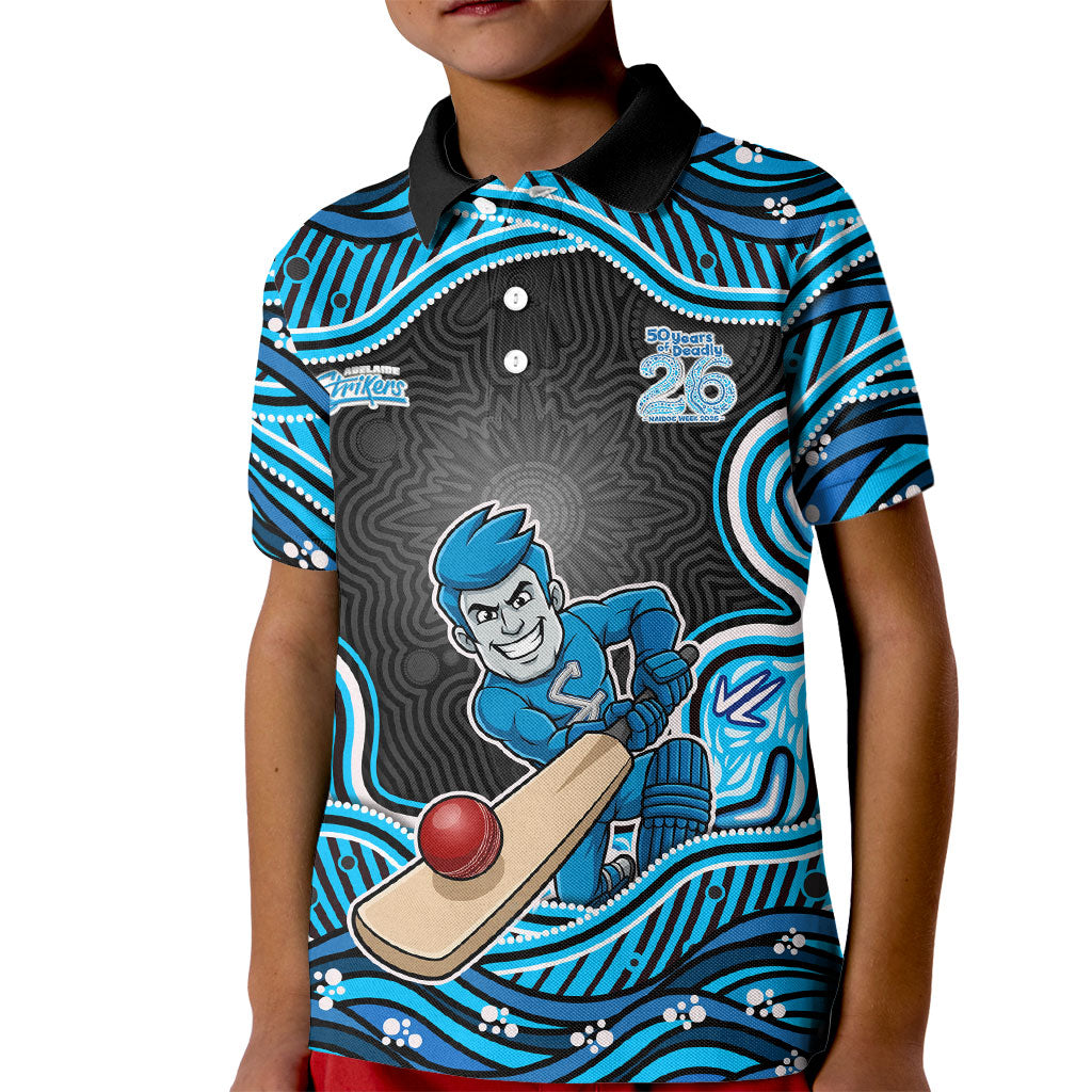 Adelaide Cricket NAIDOC Week 2026 Kid Polo Shirt Aboriginal Indigenous - 50 Years of Deadly