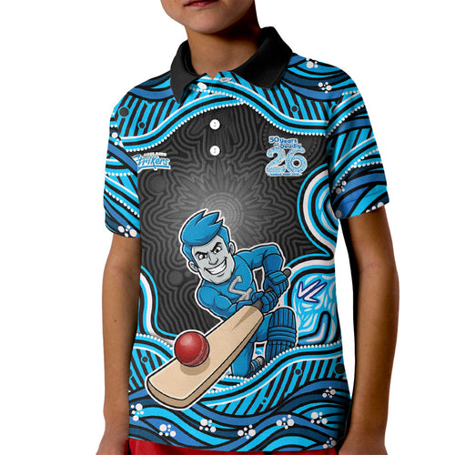 Adelaide Cricket NAIDOC Week 2026 Kid Polo Shirt Aboriginal Indigenous - 50 Years of Deadly