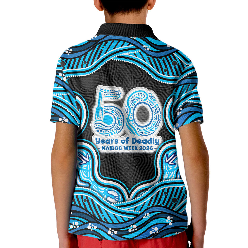 Adelaide Cricket NAIDOC Week 2026 Kid Polo Shirt Aboriginal Indigenous - 50 Years of Deadly