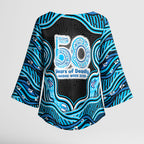 Adelaide Cricket NAIDOC Week 2026 Kimono Sleeve Blouse Aboriginal Indigenous - 50 Years of Deadly