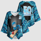 Adelaide Cricket NAIDOC Week 2026 Kimono Sleeve Blouse Aboriginal Indigenous - 50 Years of Deadly