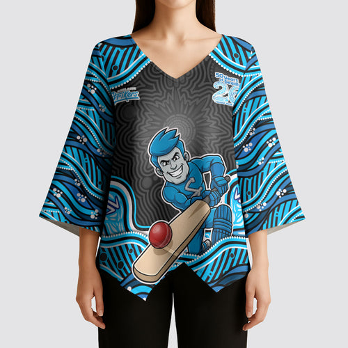 Adelaide Cricket NAIDOC Week 2026 Kimono Sleeve Blouse Aboriginal Indigenous - 50 Years of Deadly