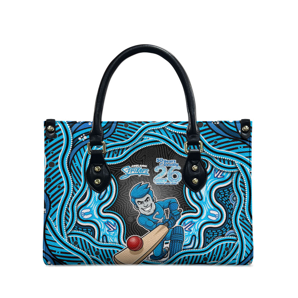 Adelaide Cricket NAIDOC Week 2026 Leather Bag Aboriginal Indigenous - 50 Years of Deadly