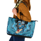 Adelaide Cricket NAIDOC Week 2026 Leather Tote Bag Aboriginal Indigenous - 50 Years of Deadly