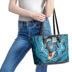 Adelaide Cricket NAIDOC Week 2026 Leather Tote Bag Aboriginal Indigenous - 50 Years of Deadly