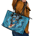 Adelaide Cricket NAIDOC Week 2026 Leather Tote Bag Aboriginal Indigenous - 50 Years of Deadly